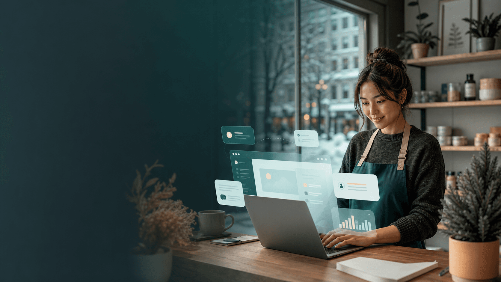 Generated editorial visual for AI-Powered Website Design for Small Businesses in Canada